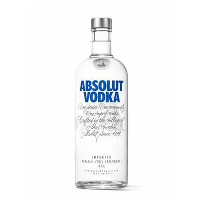 Absolut Vodka bottle