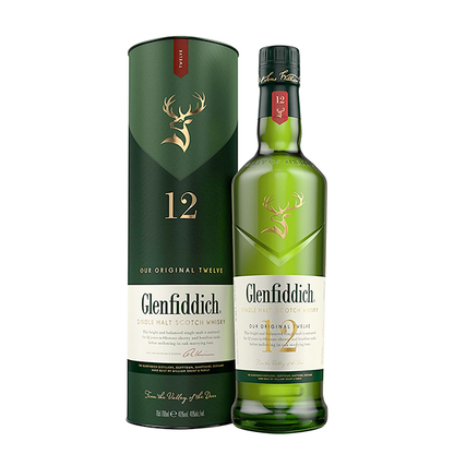 Glenfiddich 12 Year Old Whisky 1L