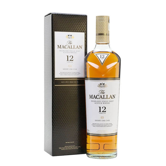 The Macallan Sherry Oak 12 Year Old Single Malt Scotch Whisky 750ml